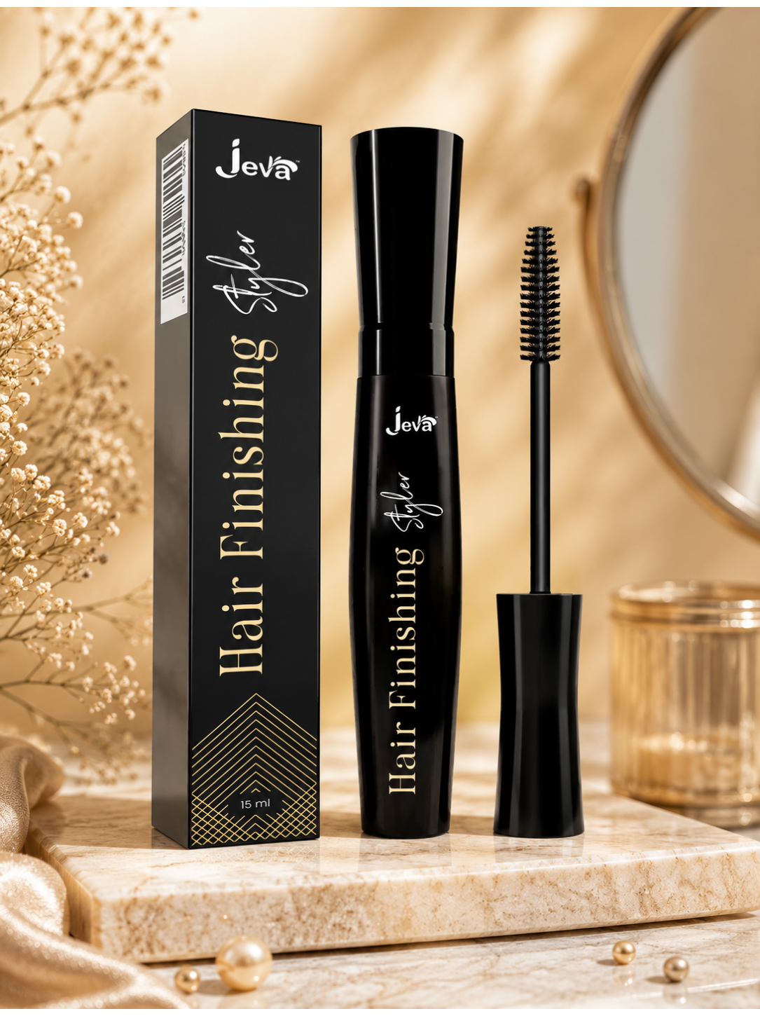 Jeva Hair Finishing Gel Setting Stick Flyaway Natural Styling Frizz Control & Shine
