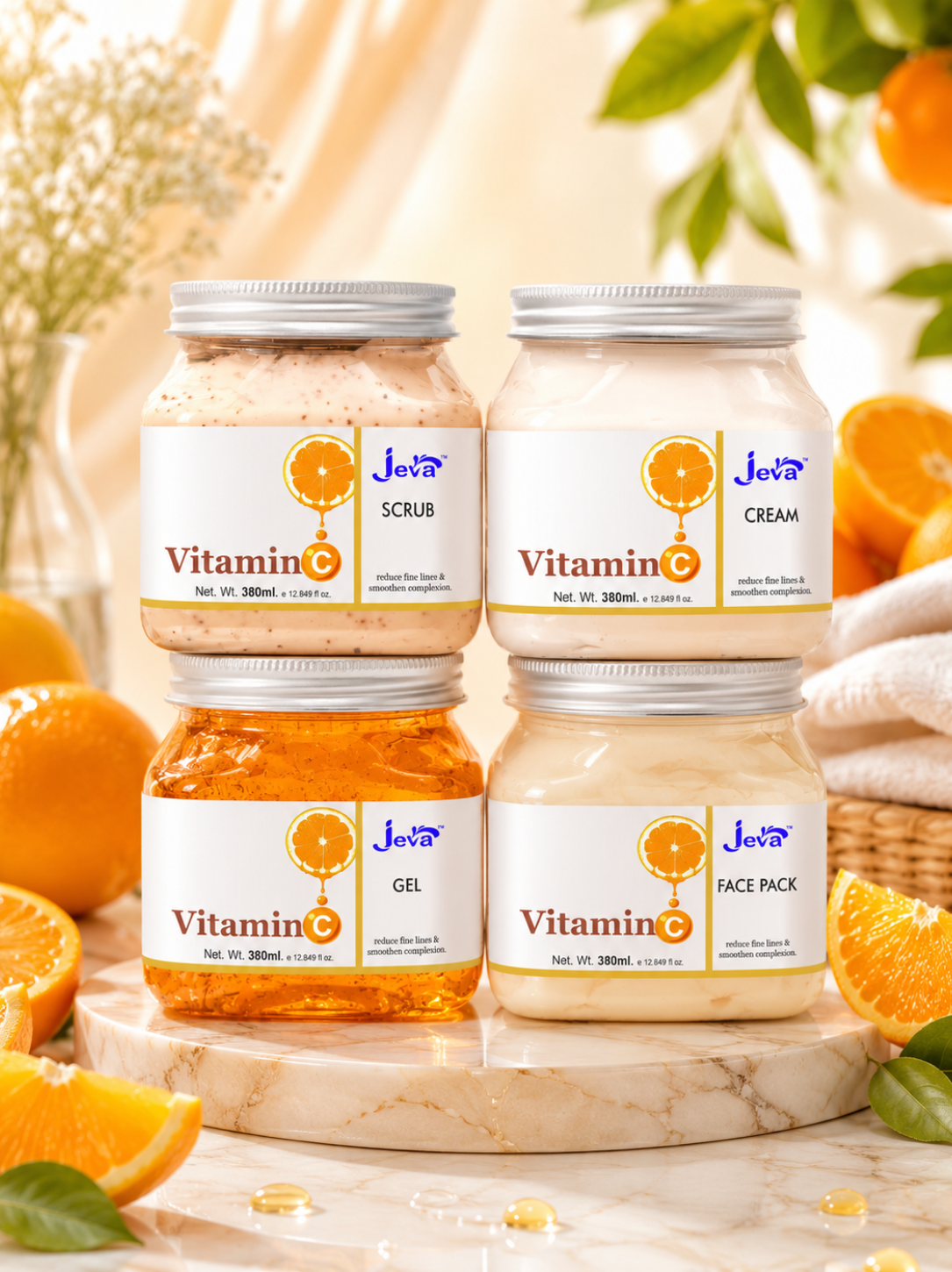 Jeva Vitamin C Glow Reviving Eco Facial Kit - All Skin Type
