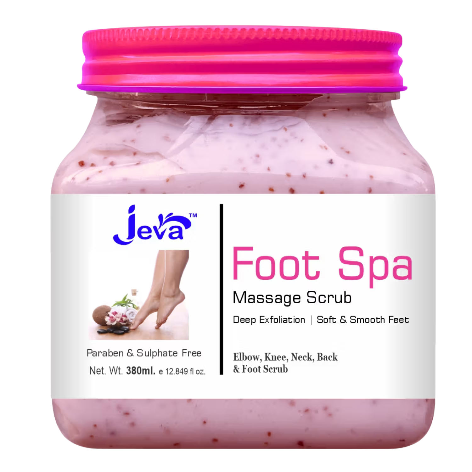 Foot Spa Scrub |Ear, Knee, Neck, Back & Foot scrub| - 380ml