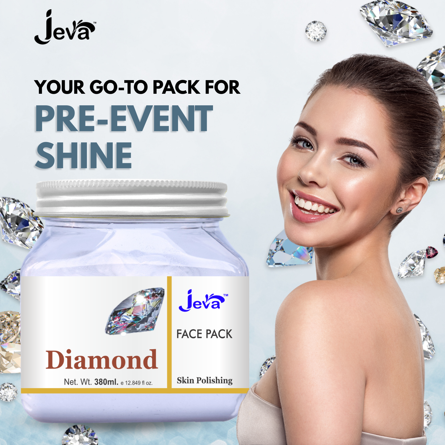 Diamond Skin Polishing Face Pack - 380ml