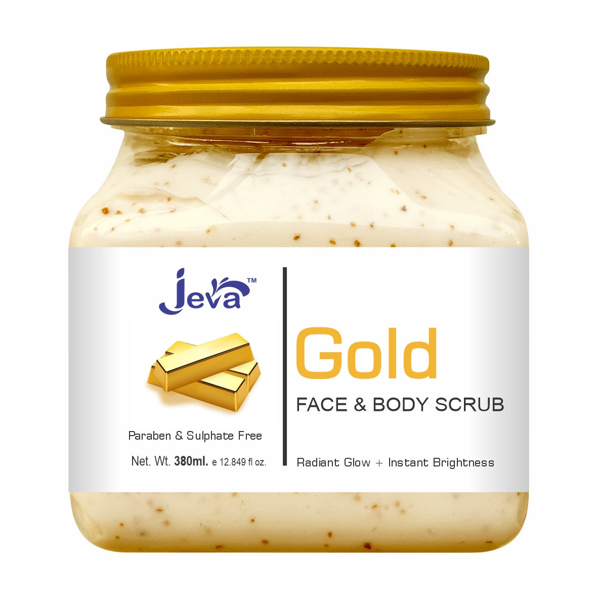 Gold Scrub for Healthy, glowing & Radiant Skin - 380ml