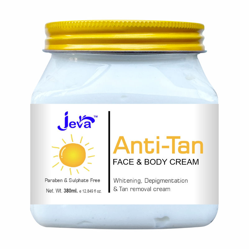 Jeva Anti Tan Eco Facial Kit for Skin Brightening & De-Pigmentation (Pack of 4 )