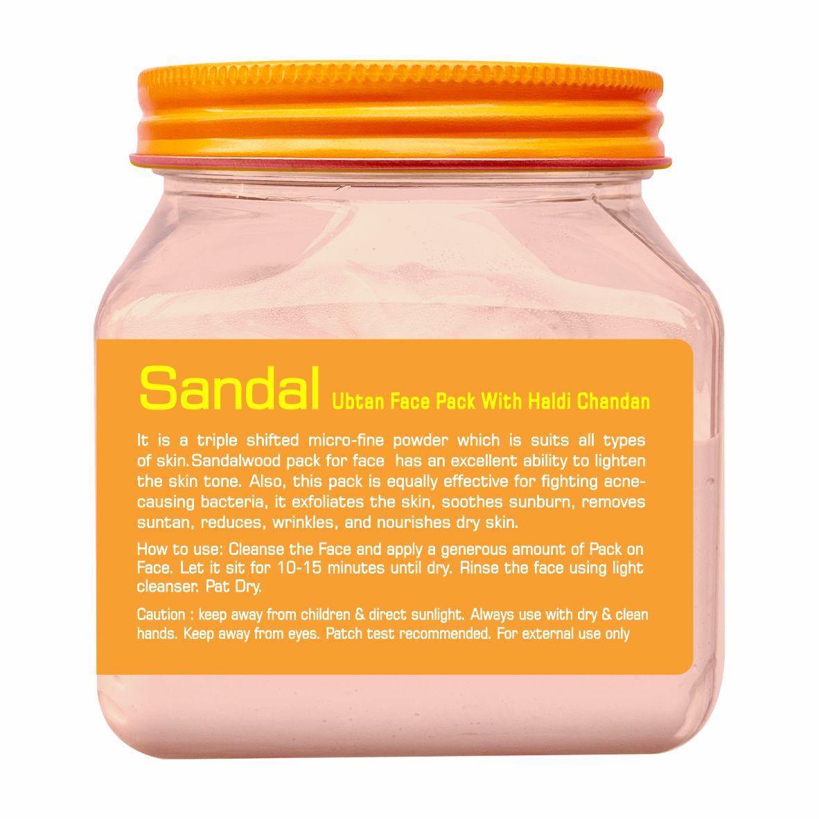 Sandal Ubtan face pack with Haldi Chandan - 380ml