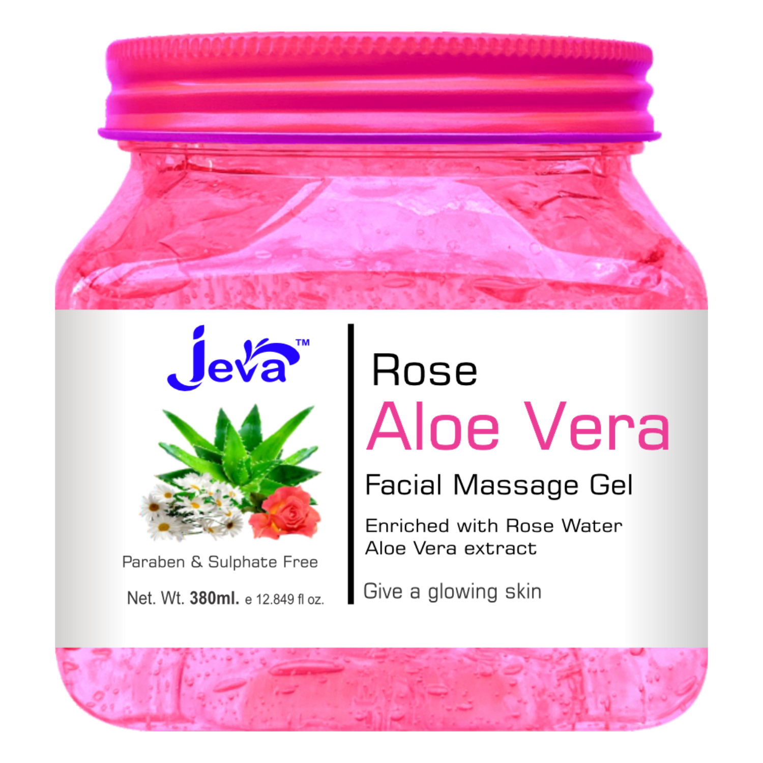 Rose & Aloevera Facial Massage Gel - 380ml