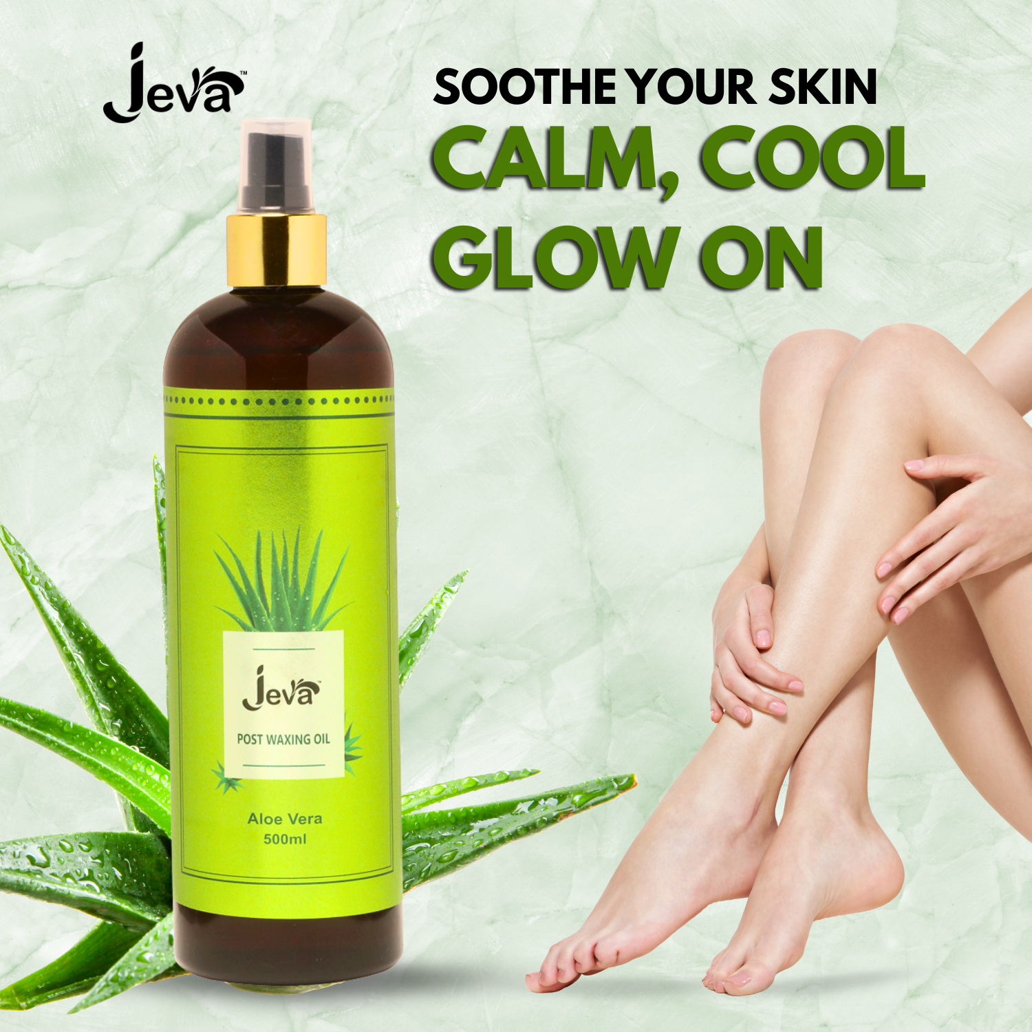 Jeva After Waxing Oil-Alovera -500ml