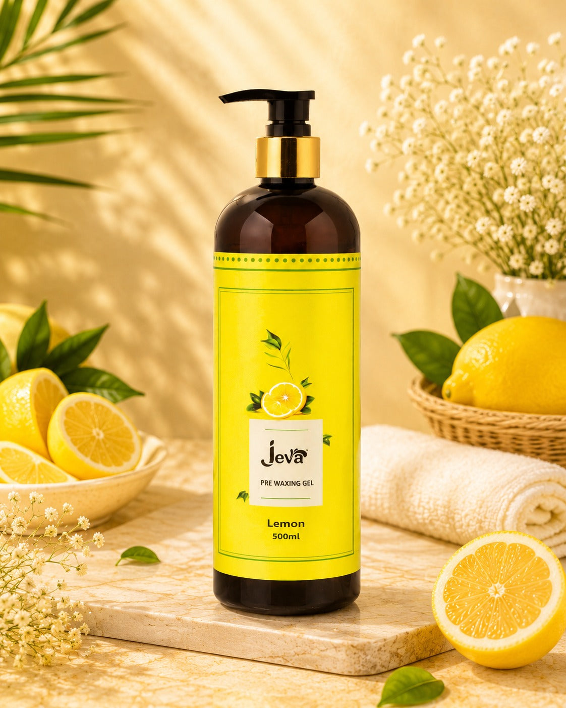Pre wax Lemon Gel 500ml 300 mrp